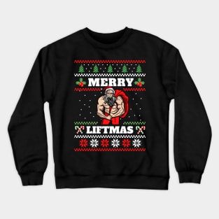 Ugly Sweater Gym Christmas Crewneck Sweatshirt